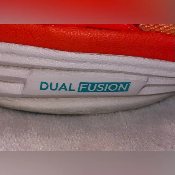 Nike Women's Dual Fusion TR Running Shoe Orange/White Size 8 - Picture 8 of 11